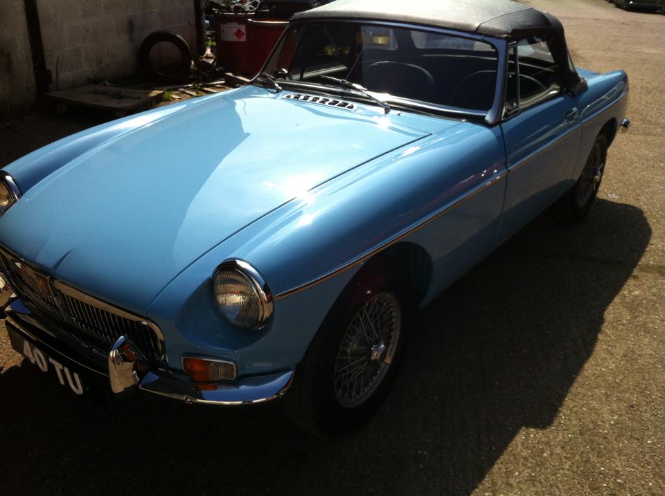 A 1962 MGB Roadster from Mechspec's full rebuild project